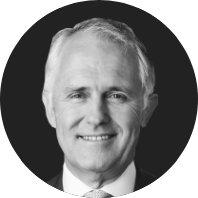A headshot of Malcom Turnbull
